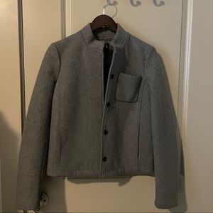 Armani Exchange Wool Blend Winter Jacket Grey Size L